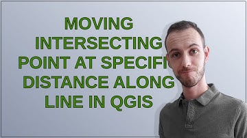 Gis: Moving intersecting point at specific distance along line in QGIS