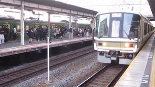 JR西日本 221系 未更新車 A1編成 普通 網干行き JR貨物  EF510-20号機  貨物列車  追い越し  南草津駅  膳所駅  20190422