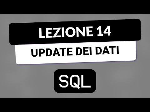 Video: L'aggiornamento SQL blocca la tabella?