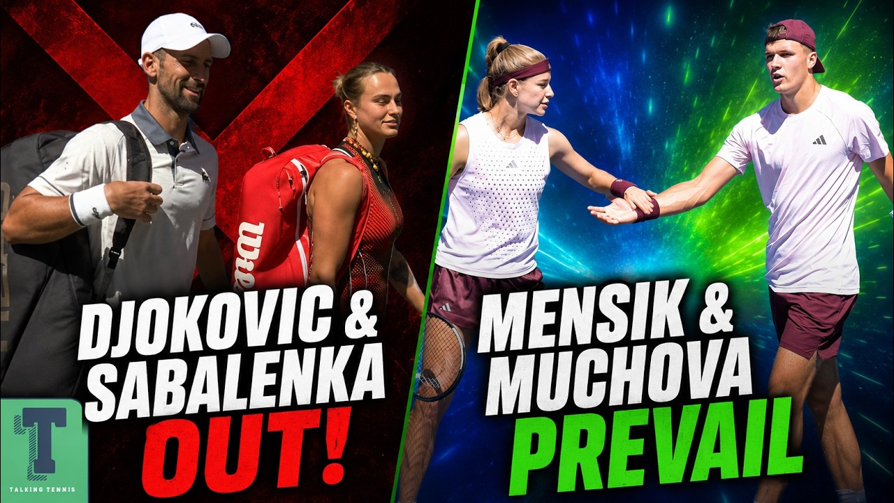 US Open Mixed Doubles latest: Djokovic/Sabalenka out | Mensik/Muchova prevail - Reaction!