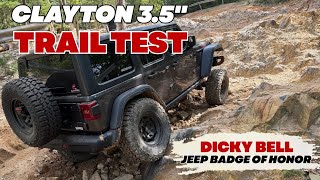 Clayton 3 5 Overland Plus Lift TRAIL TEST Jeep Wrangler Rubicon