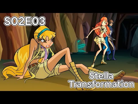 Winx Club: ST | Season 2 Episode 3 - Stella transformation 4K