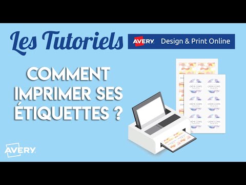 Vidéo: Comment imprimer des étiquettes Avery dans Word ?