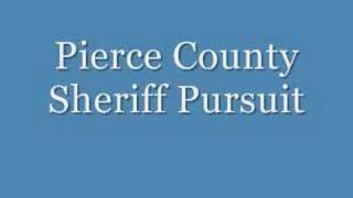 Pierce County Sheriff Pursuit Scanner Recording