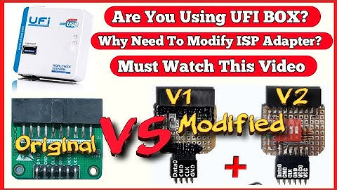 💥Very Important Video 💥UFI Isp Original Adapter VS Modified Isp Adaptor By MOBILE DOCTOR MIJANUR