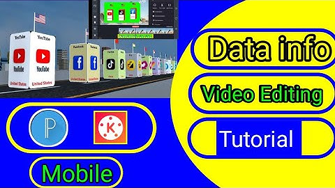 Data info video Edit. How To Edit Data info videos on Mobile 2023.