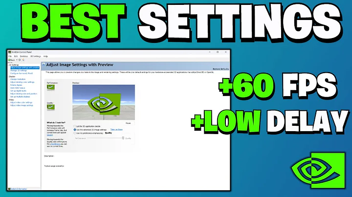 How To Optimize Nvidia Control Panel Settings For Gaming & Performance In 2025