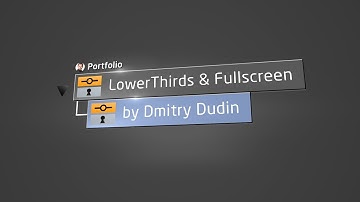 Vizrt lower thirds and fullscreen graphics by Dmitry Dudin