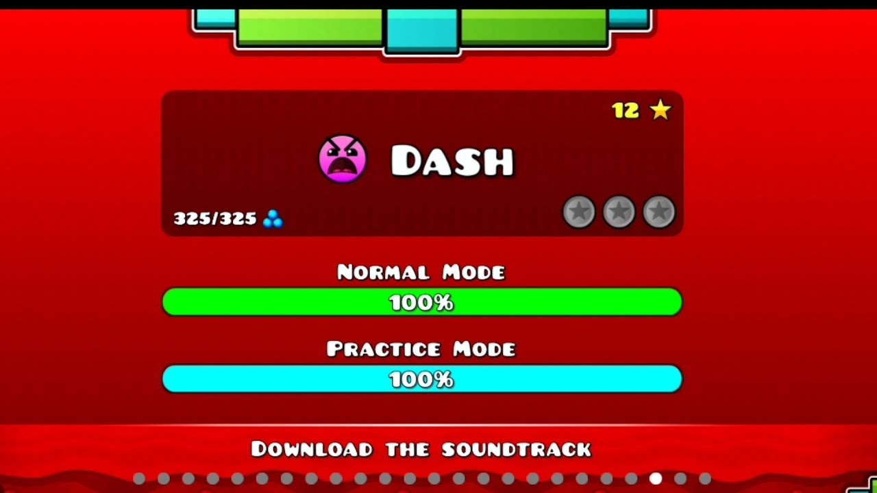 DASH 100% IN NORMAL MODE (INSANE) | GEOMETRY DASH 2.2 - YouTube