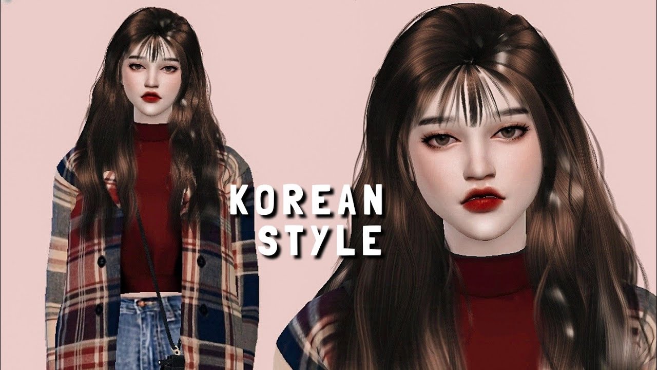 The Sims 4 | Korean Style | + Cc Links | Create A Sims | #2 - Youtube