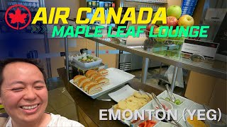 EDMONTON INTERNATIONAL AIRPORT (YEG) - AIR CANADA MAPLE LEAF LOUNGE REVIEW