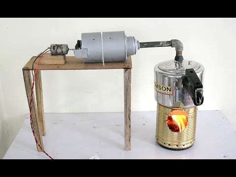 How To Make Steam Power Plant At Home - A Cool Science Project