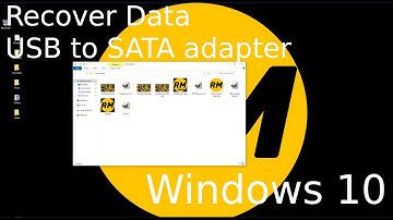 Windows 10 Data Recovery - USB to SATA adapter