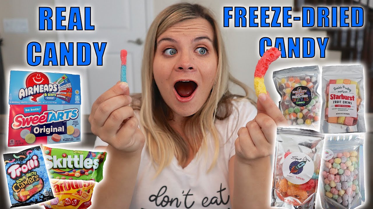 REAL CANDY vs FREEZE DRIED CANDY! YouTube