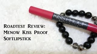 Roadtest Review: Menow Kiss Proof Softlipstick screenshot 5