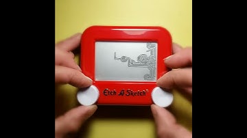 Timelapse of  Etch a Sketch art, time to Be A mazed.... 😜