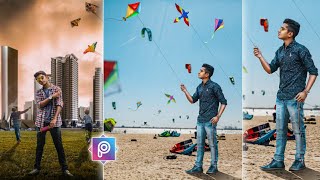 Picsart Manipulation Editing - Happy Makar Sankranti Special Photo Editing In Mobile Step By Steps screenshot 5