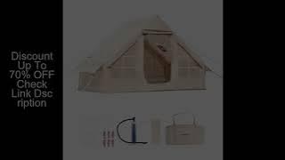 SucceBuy Inflatable Tents for Camp Easy Setup Blow up Tent with Hand Pump 300D Oxford Tent with Stov