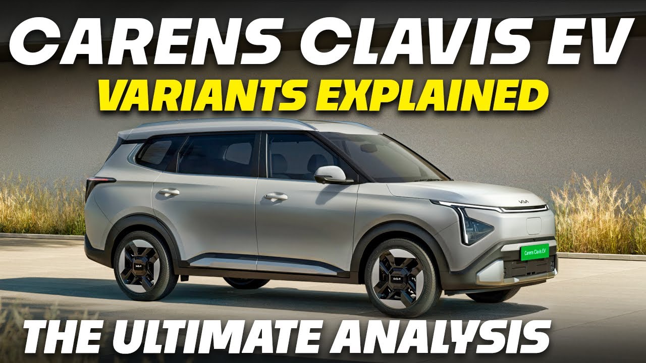 All 2025 Kia Carens Clavis EV Variants Explained (HTK+, HTX, HTX+) — Which One To Buy?