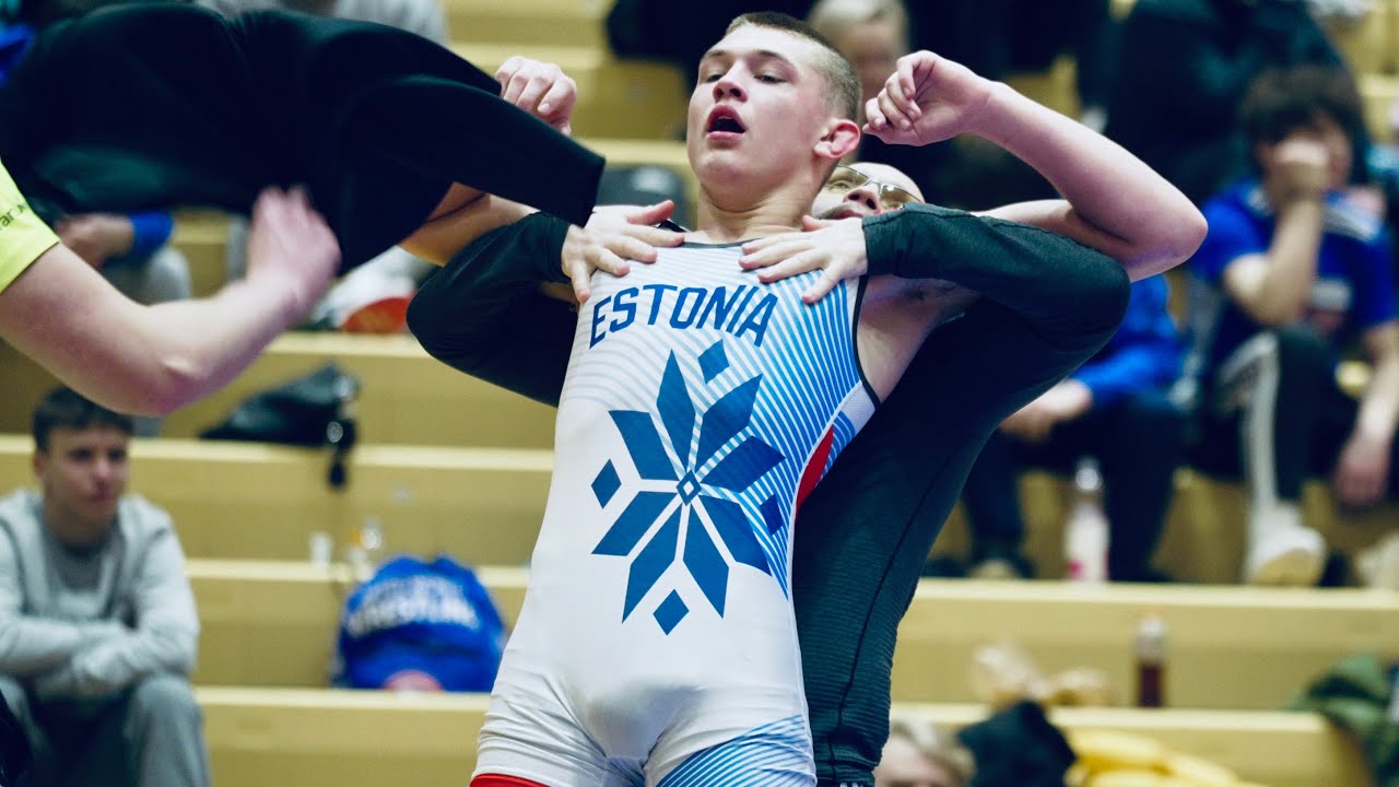 U20 M. Hristjuk vs K. Merilain. GrecoRoman 72kg final wrestling