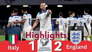 Harry Kane Record Breaker | Italy 1-2 England | Euro 2024 Qualifiers