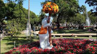 47th ANNUAL CHIANG MAI FLOWER FESTIVAL: Flowers, Parade Floats, Music (4K)