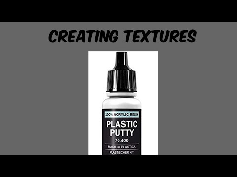 Modelling tips #10 Texture using Vallejo plastic putty 