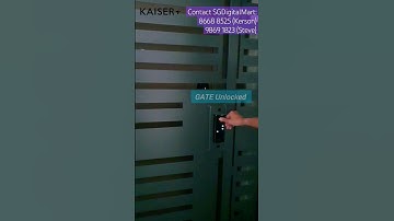 Kaiser+ Digital Lock All time best Seller M1593GNK Dual Finger Gate Lock  + H7891PSK Push Pull Lock