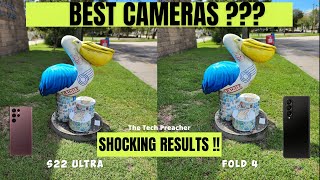 Galaxy Z Fold 4 Vs Galaxy S22 Ultra Camera Comparison | SHOCKING RESULTS !!