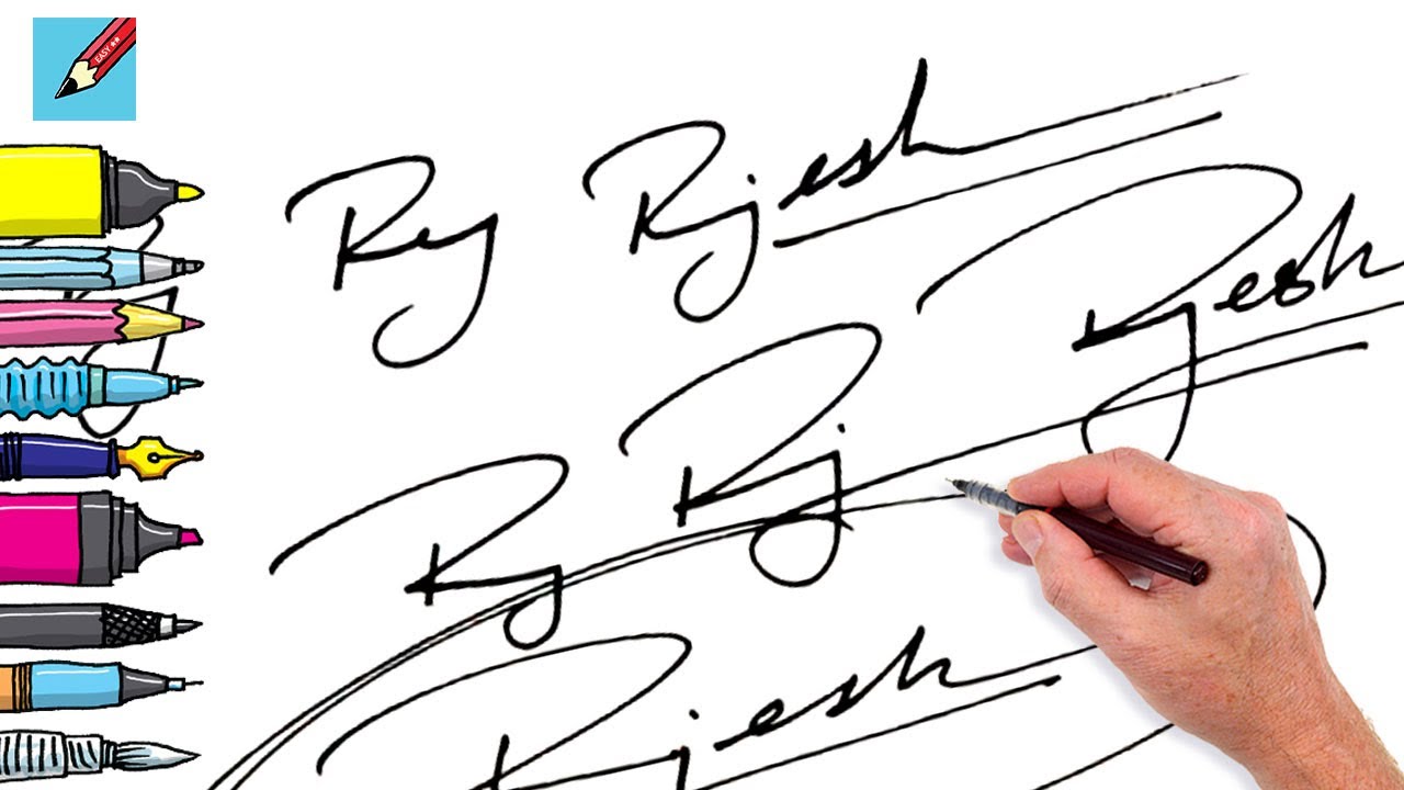 How to Design your Own Amazing Signature Real Easy - YouTube