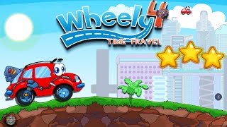 Wheely 4: Time Travel (all Levels 3 Stars) Full Game screenshot 1
