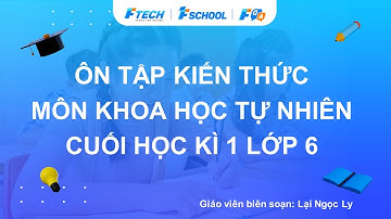 Bài giảng ôn luyện kiến thức cuối học kì 1 môn Khoa học tự nhiên lớp 6 - FQA.vn