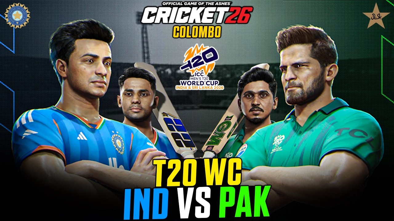 India vs Pakistan - T20 World Cup Match 😍🔥Biggest Rivalry | Cricket 26 ...