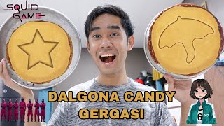 DALGONA CANDY GERGASI SQUID GAME 😂 BESAR GILA!!! screenshot 2