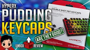 HyperX Double Shot PBT Pudding Keycaps, are they good? | Unboxing & Review with GVeRaeveN