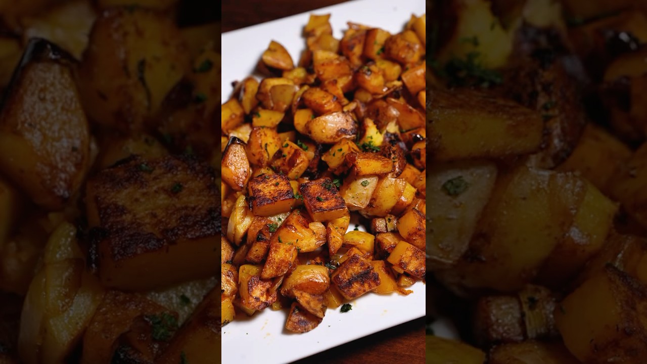 Картофель на завтрак на сковороде | Быстро и просто! 