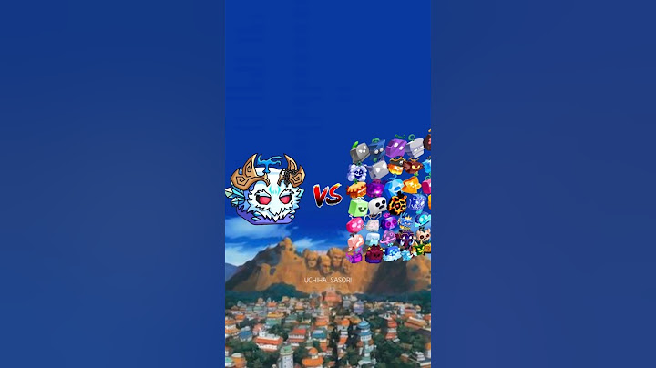 Yeti vs all blox fruits  #bloxfruits #onepiece