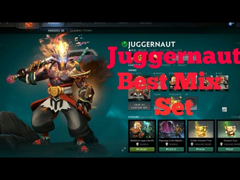 Dota2 Juggernaut Best Mix Set With Arcana