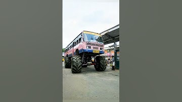 Monster TNSTC bus #aiedits #automobile #automotiveedit #aivfx #ai #aivideo