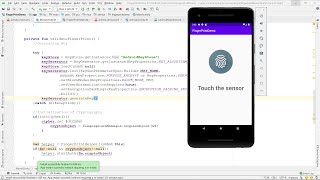 Fingerprint Authentication in Android Kotlin screenshot 1