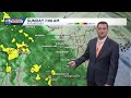 Dry start to weekend ahead of steady rain Sunday (5-22-26)