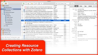SLC Libraries Tutorial - Creating Resource Collections with Zotero screenshot 5