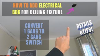 How to add a new ceiling light - how to add ceiling light without existing wiring by True Grit Development 2,221 views 1 year ago 11 minutes, 44 seconds