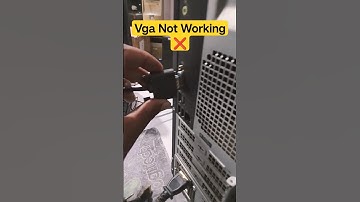 Desktop PC No Display Problem VGA Port Not Working Problem#macnitesh#virulshorts#2024