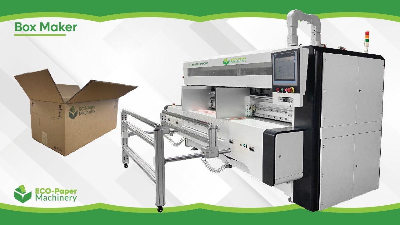 Box Maker -- Automated Box Maker -- Box Making Equipment(BM2024) - YouTube