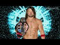 AJ Styles 2019 2nd Theme Song AJ 스타일스 테마곡 AJ Styles 2019 2nd Theme Song AJ 스타일스 테마곡