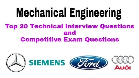 Mechanical Engineering Interview Question and Answer/ Campus Placement/Competitive Exam, Part - 4