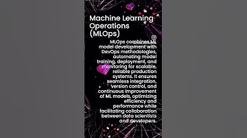 Machine Learning Operations (MLOps)…🐆😎🫶#Machine #Learning #Operations #MLOps #ML #AI #DL #CSE