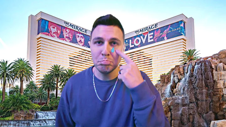 Saying GOODBYE to the Mirage in Las Vegas. My last...
