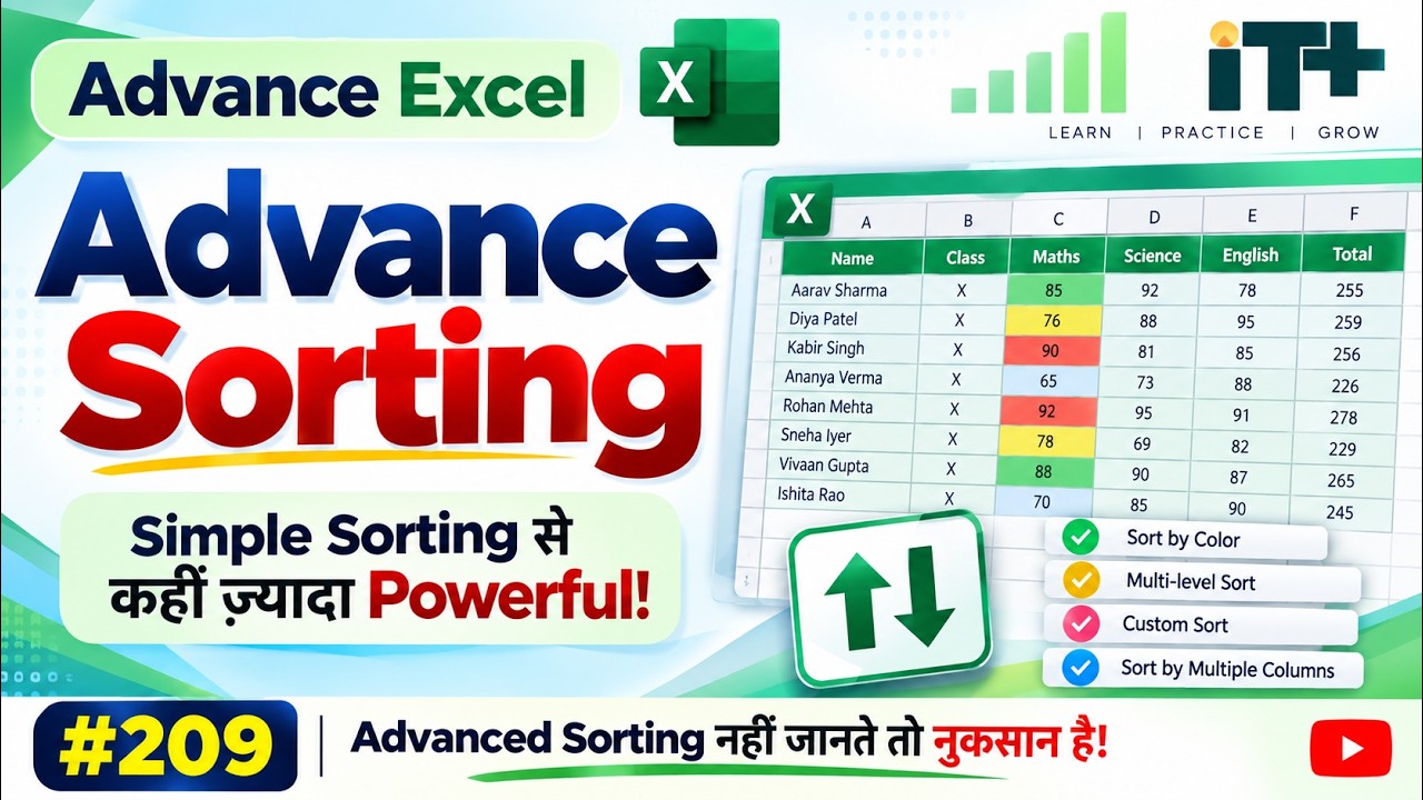 Advanced Sorting in Excel | Sort Data Like a Pro - YouTube